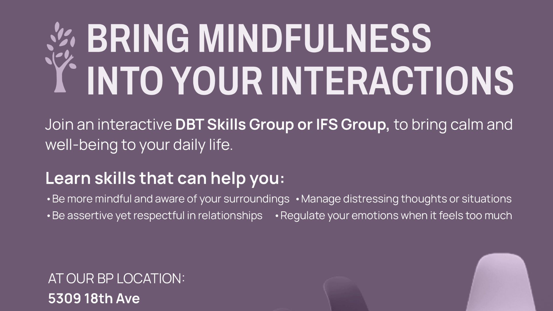 DBT Groups at 5309 Family Center