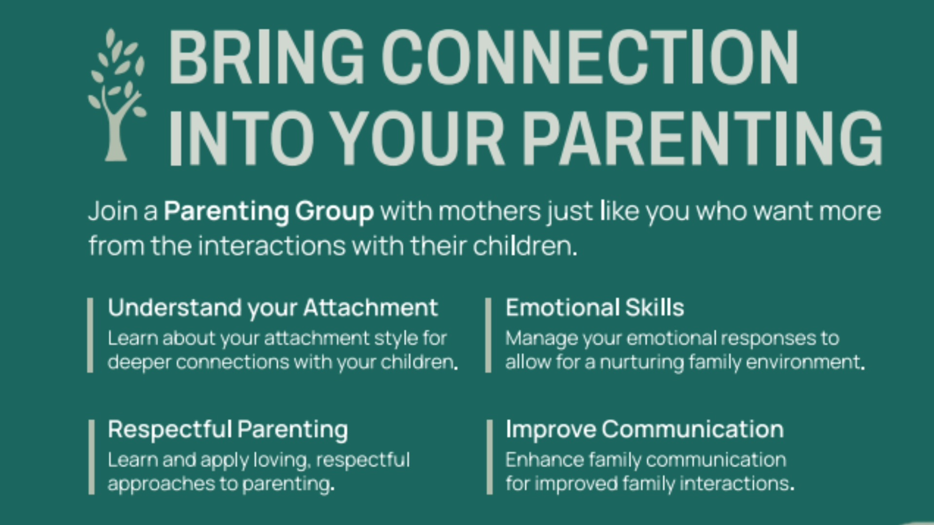 Parenting Groups at 5309 Family Center