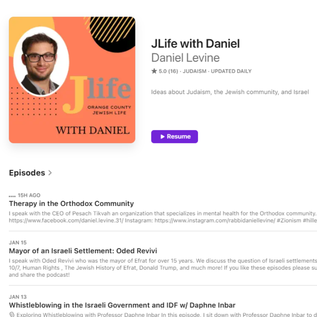 JLife with Daniel Interviews Yerachmiel Stern